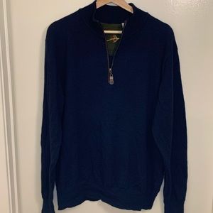 XL Men’s Orvis Quarter Zip Sweater